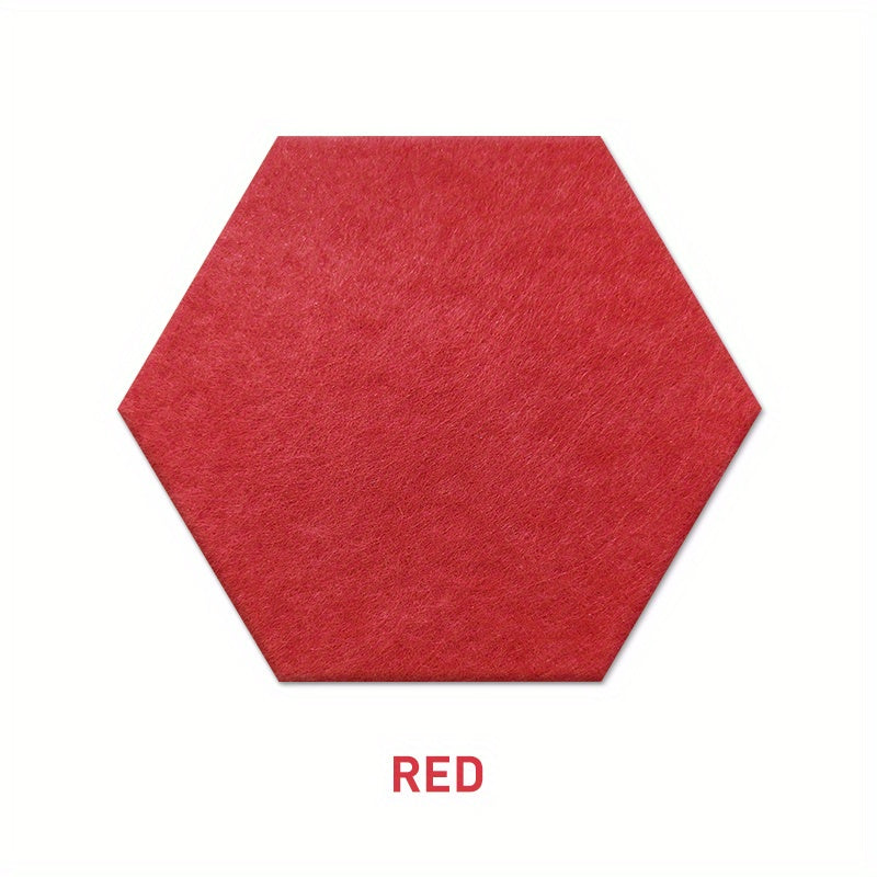 12 piezas de paneles de espuma acústica hexagonales para aislamiento acústico, pegatinas para paredes, ideales para estudio, dormitorio, oficina