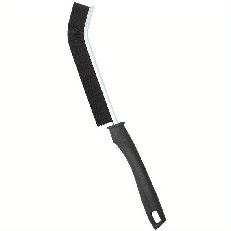 Многофункциональный инструмент для уборки дома: 1 шт. щетка с жесткой щетиной для чистки щелей в ванной, углов туалетной и кухонной плитки, а также оконных швов.