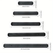 Органайзер для кухни - магнитный держатель для ножей из прочного металла и пластика для безопасного хранения ножей, ножниц и инструментов