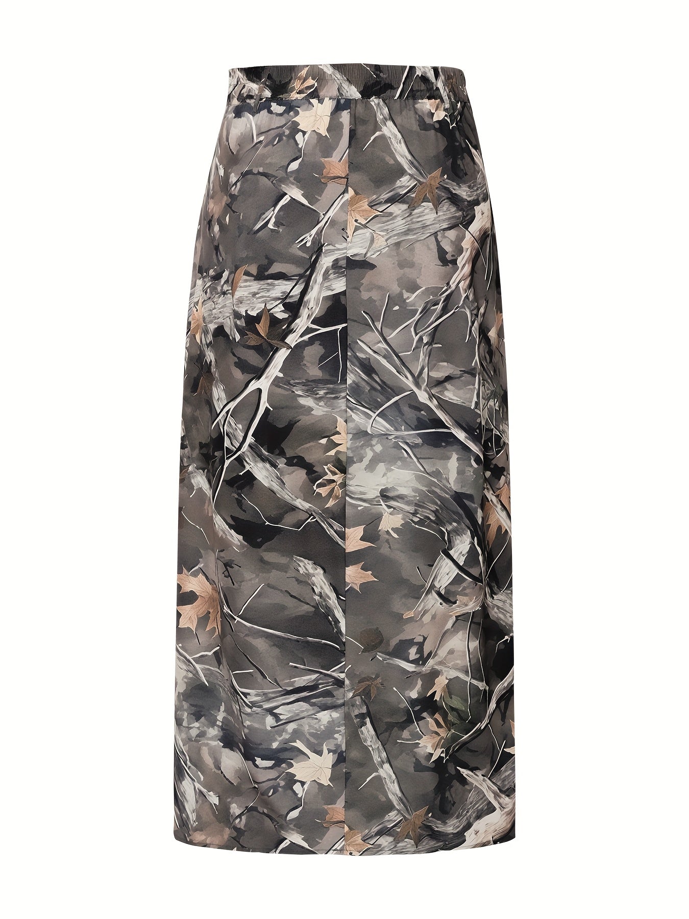 Plus Size Floral Print Dress with Pockets Polyester Flared Skirt