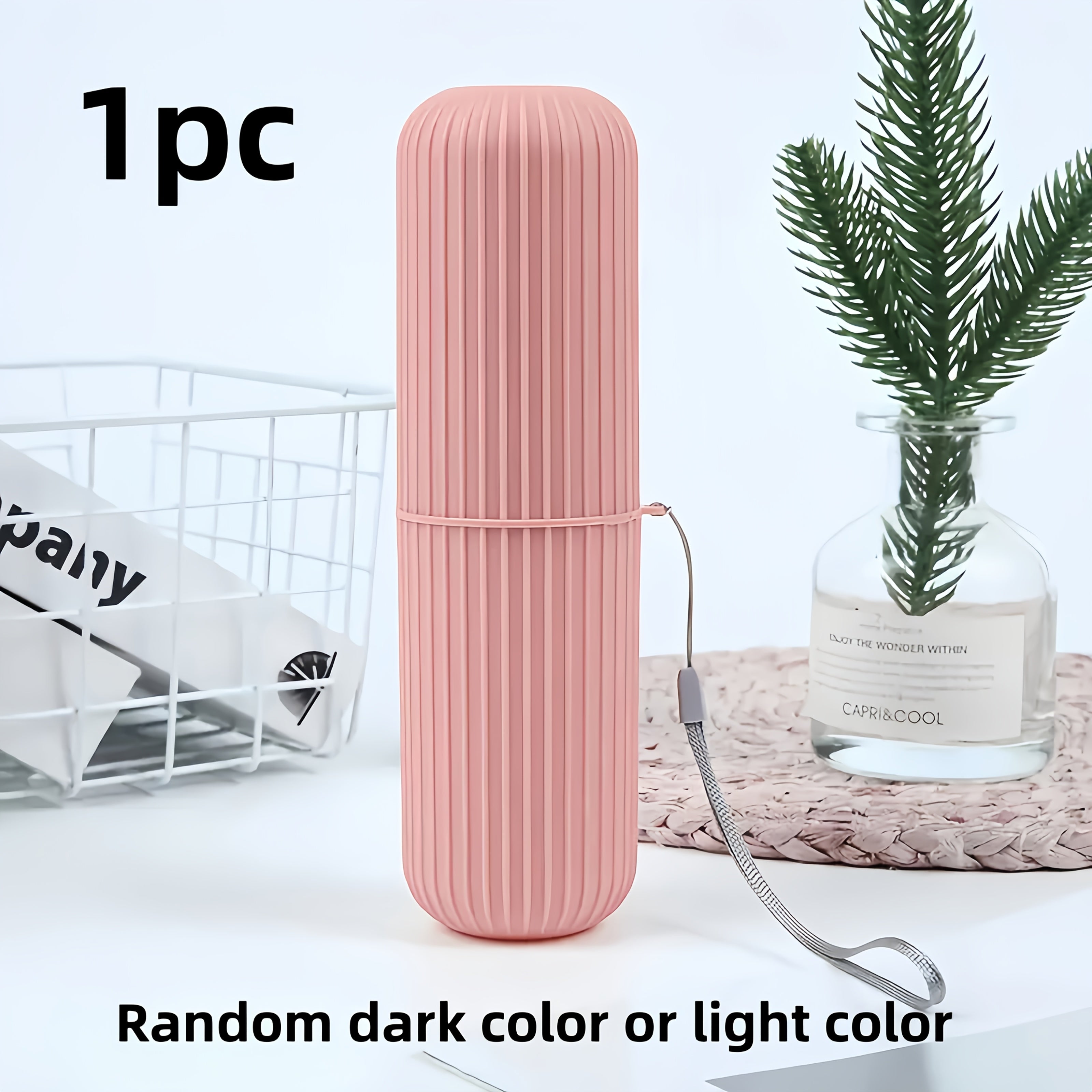 Travel Toothbrush Holder Multi-Color Portable for Travel Camping Kids Adults