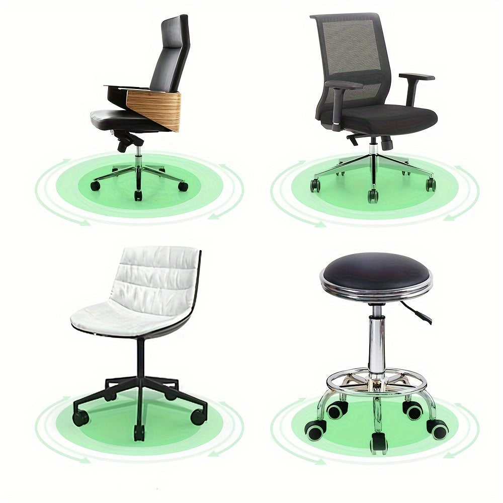 2 yoki 4 dona qora naylon ofis va o'yin kreslolarining oyoq rulolari, qulflash tormoz bilan