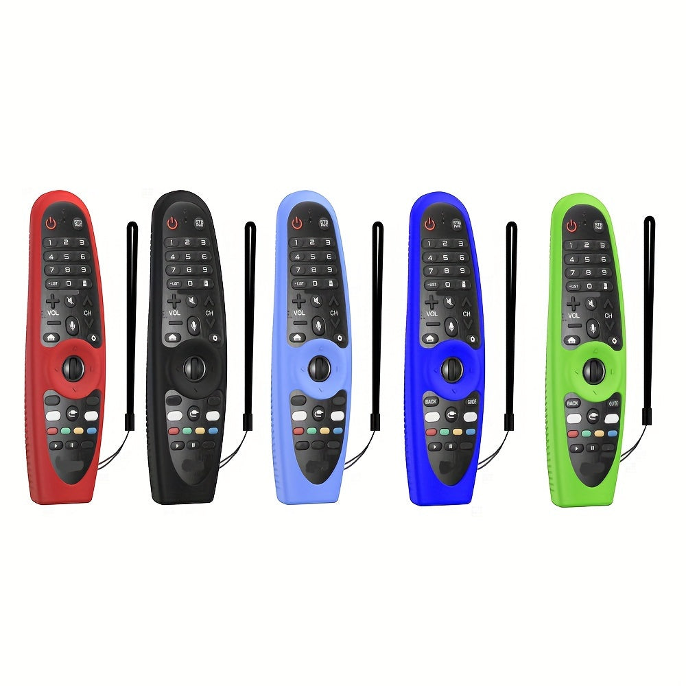 Funda de silicona para control remoto para AN-MR600 AN-MR650 AN-MR18BA AN-MR19BA AN-MR20GA a prueba de caídas con cordón