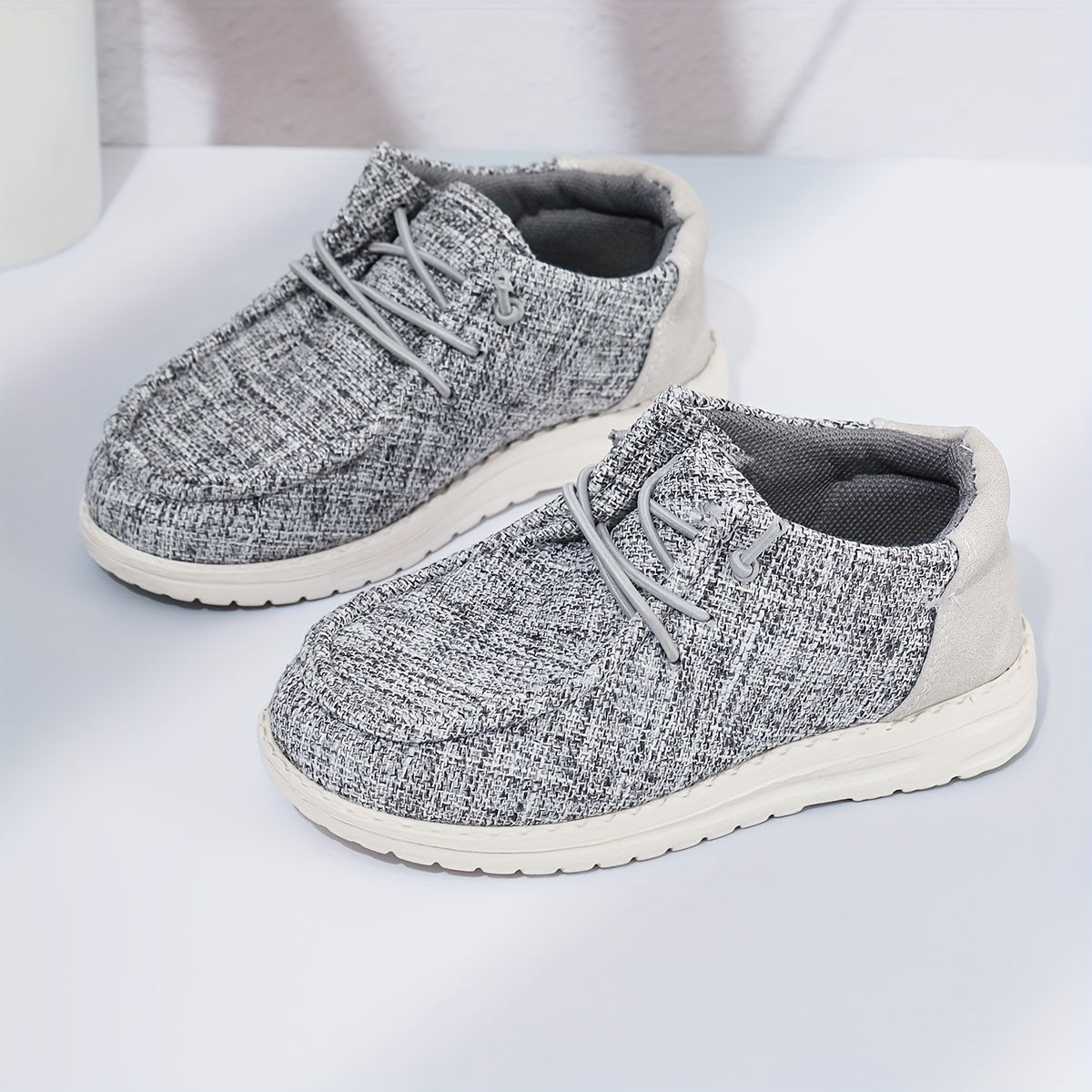 Мальчики Детские канвасовые лоферы кроссовки повседневные для улицы нескользящие дышащие обувь