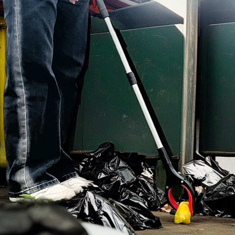 Atrof-muhitga do'st chiqindi qisqichi, haroratni boshqaradi, kengaytirilgan alyuminiy qotishmasidan tayyorlangan va issiqlikni tartibga solish imkoniyatiga ega. Optimal sanitariya uchun uzun tutqich va sozlanadigan haroratga ega.