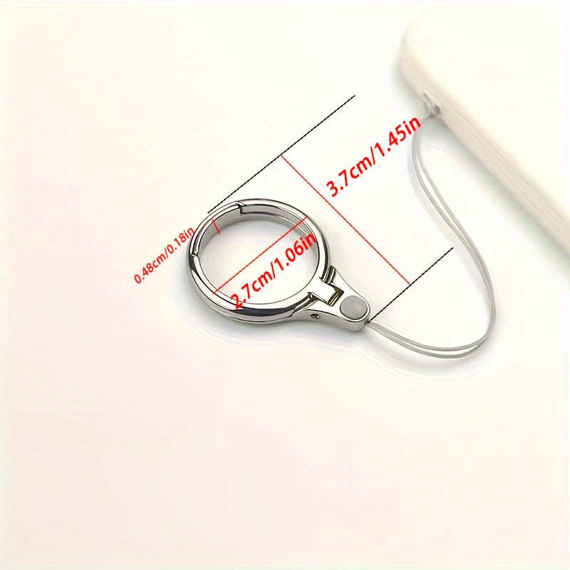 Phone Lanyard with Gold Ring USB Flash Drive Keychain Compact Practical