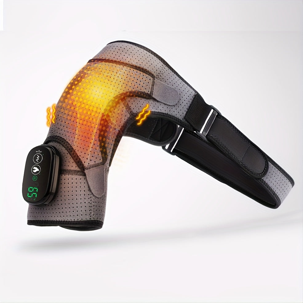 LED displeyli, sozlanadigan harorat sozlamalari va sozlanadigan kamar bilan USB orqali zaryadlanadigan yelka massaj qiluvchi.