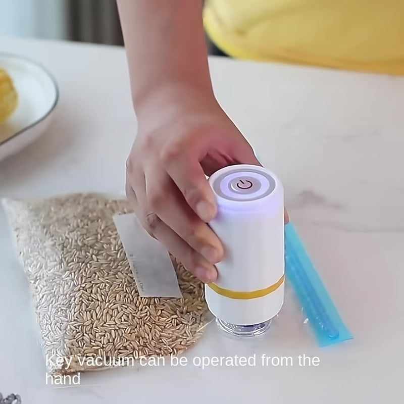 Portable Electric Vacuum Sealer for Food Preservation Automatic Handheld Sealing Device