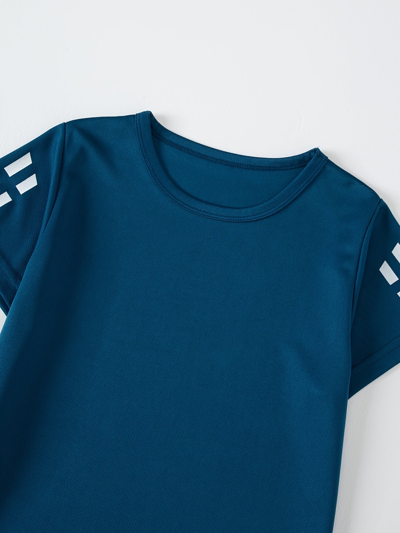 4-шт. летних сетчатых быстро сохнущих спортивных футболок для мальчиков, короткий рукав