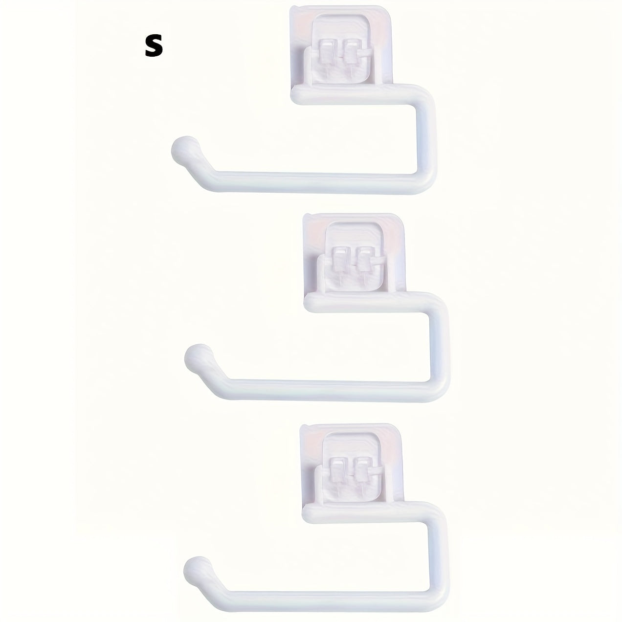 No-Drill Kitchen Bathroom Tissue Holder with Roll Paper Rack and Towel Hook