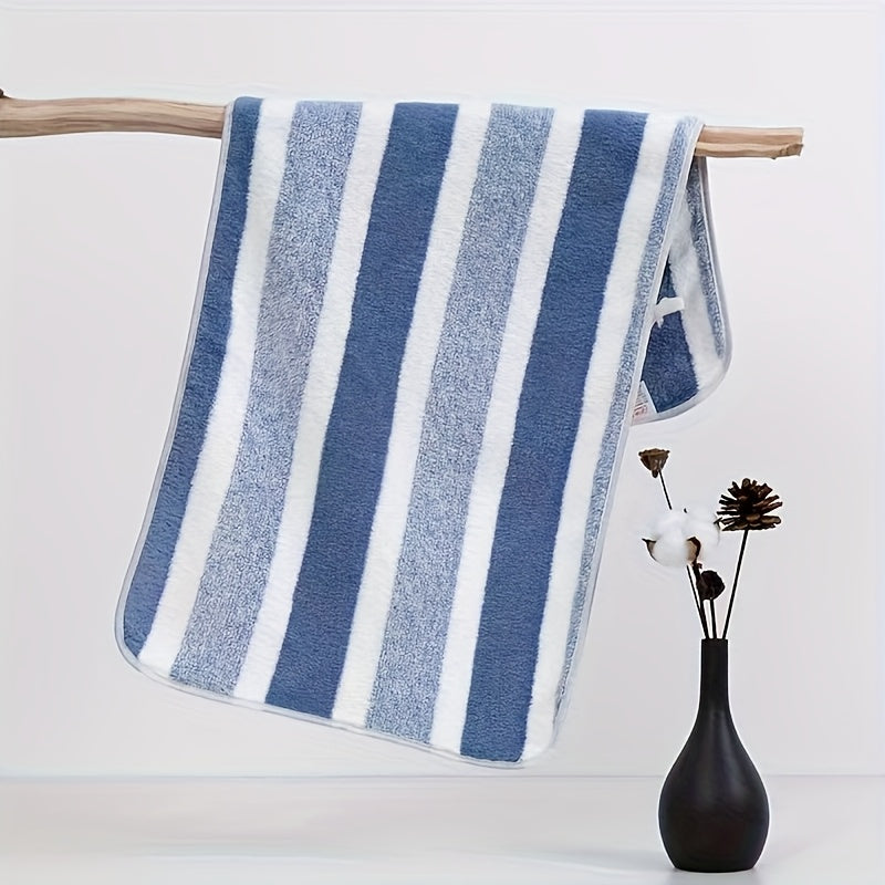 Новые полотенца для лица 2024 года с широкой каймой, впитывающие, мягкие и без ворса, набор банных полотенец.