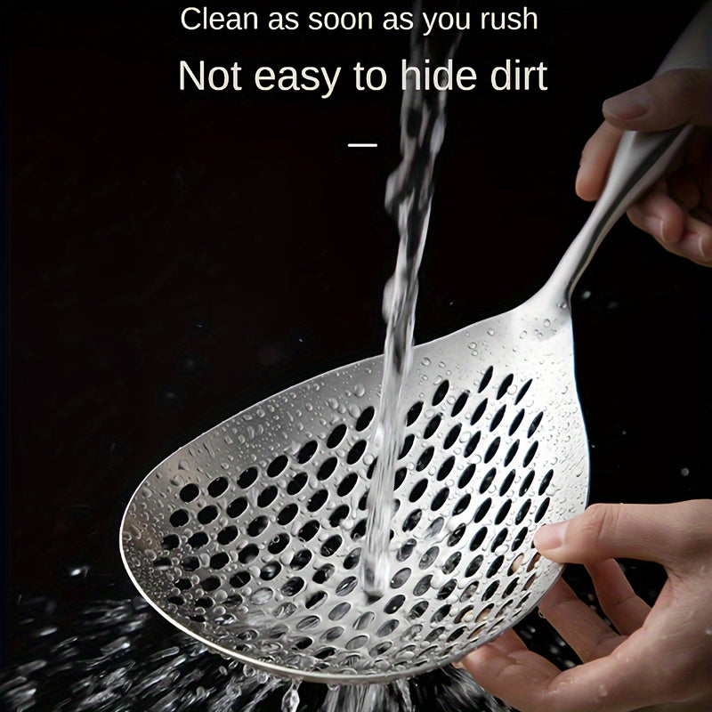 Large Stainless Steel Colander Skimmer for Frying Hot Pot Cooking Baking Dishwasher Safe