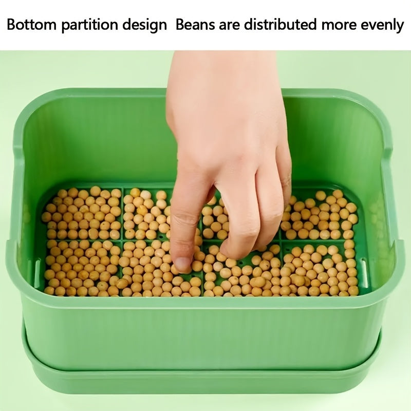 Plastic Seedling Tray for Microgreens and Vegetables 19.99x9.5x15.01cm with Drainage