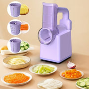 Cordless Electric Salad Shooter Slicer Handheld USB Rechargeable 3 Blades
