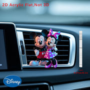 Uniseks plastik 2D tekis avtomobil hidi bilan Disney personajlari