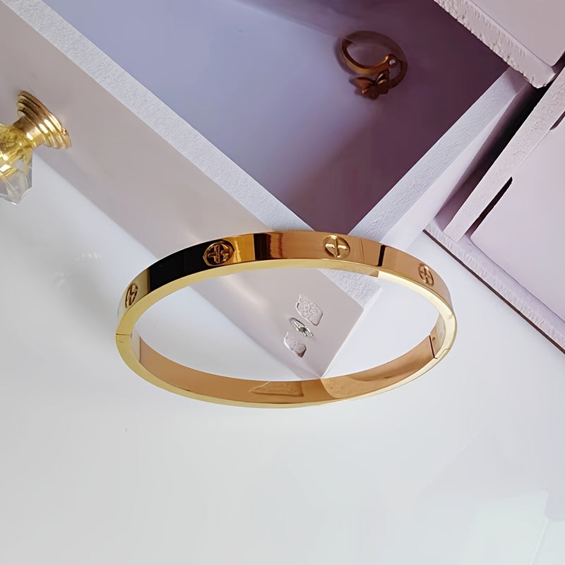 Cross Border Titanium Steel Bracelet Unisex Elegant Durable Jewelry