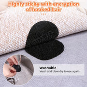 20 pares de cinta antideslizante para alfombra de 30 mm, sujetadores para alfombras en esquinas planas