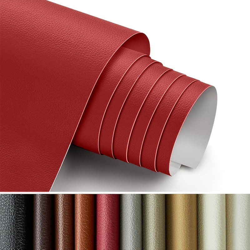Parche de reparación de cuero PU autoadhesivo para rasgaduras y daños en muebles