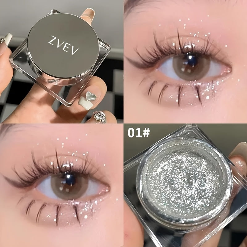 ZVEV Sparkling Gel Ko'zoynak, qora, oltin va kumush ranglarda porlaydigan qirralar va metall tugatishlar bilan. Sahna ko'rinishlari uchun ajoyib va 14-fevral, kuz uchun ajoyib sovg'a.