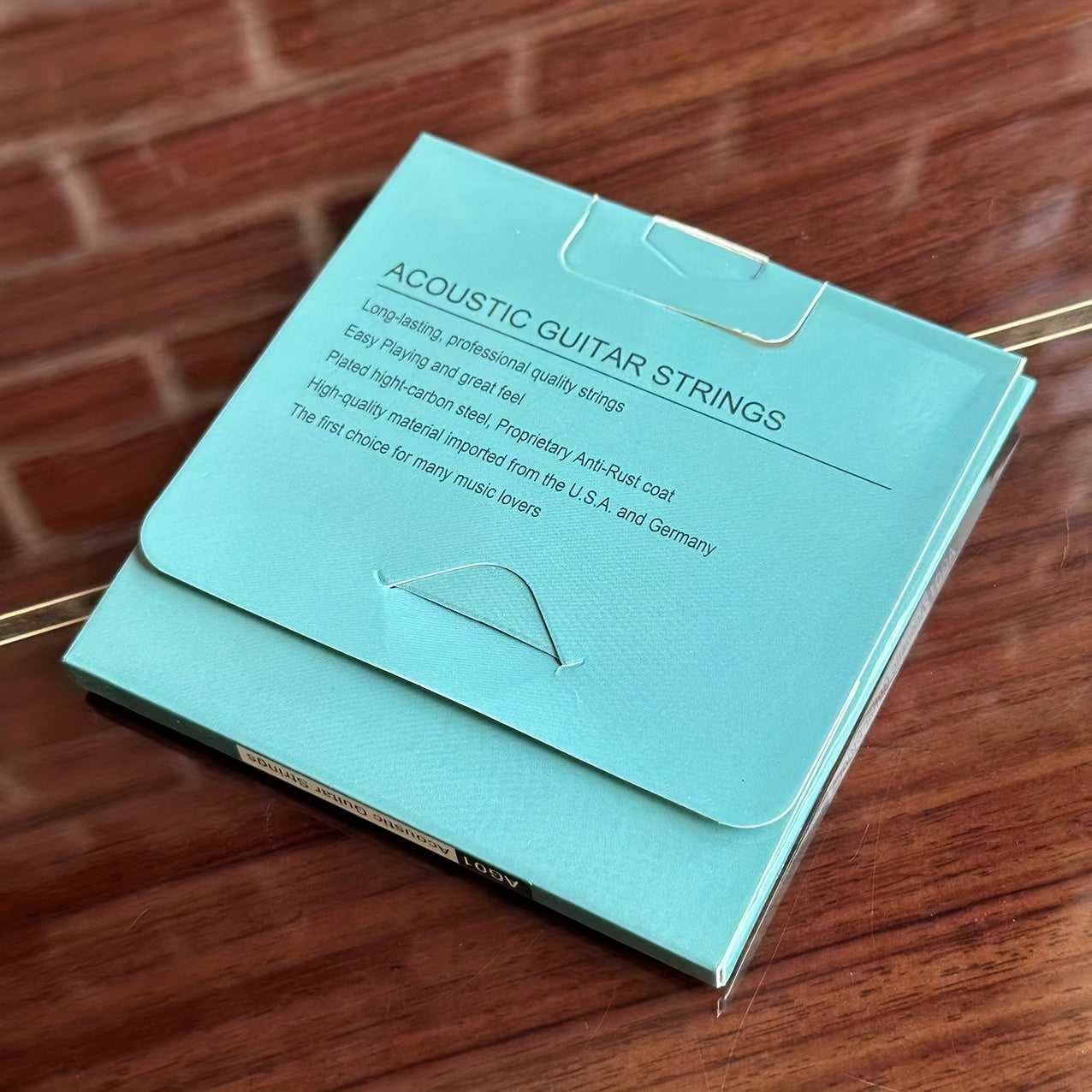 Stainless Steel Coated Copper Alloy Wound Acoustic Guitar Strings 010 Blue