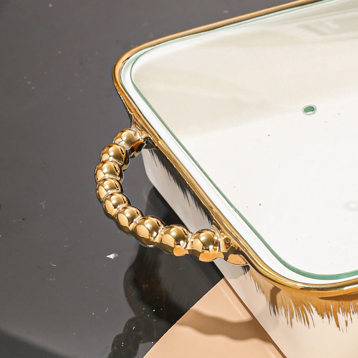 Керамический сервировочный набор тарелок, формы для выпечки, изолированные кастрюли для хлеба, пиццы