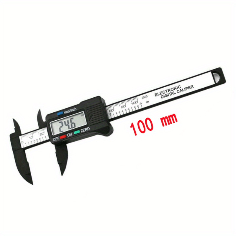 Calibrador digital de 150mm con micrómetro de vernier con dial de fibra de carbono