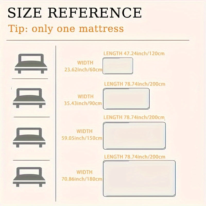 Soft Velvet Mattress Protector Hypoallergenic Breathable Flannel for Bed, Guest, Hotel