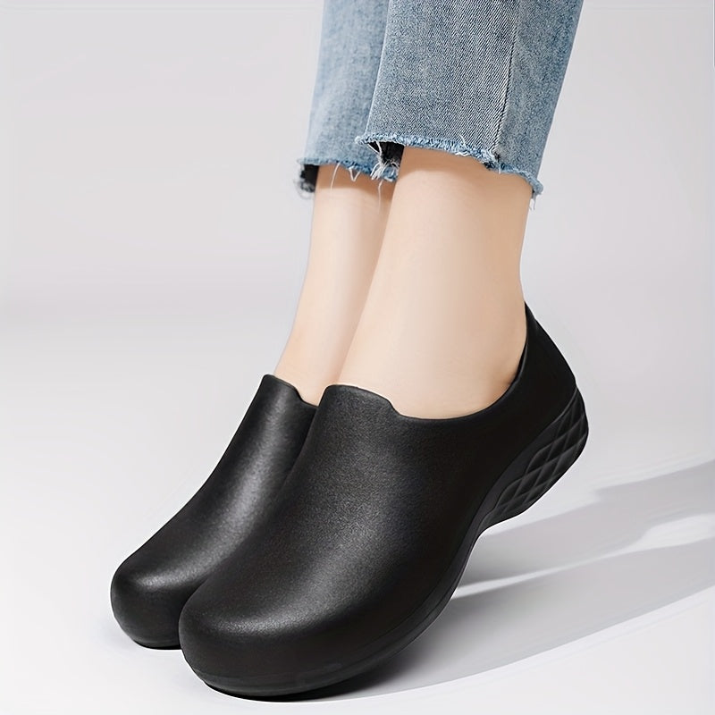 Women's Non-Slip Chef Shoes with Cushioned Insole, Rubber Sole, Breathable