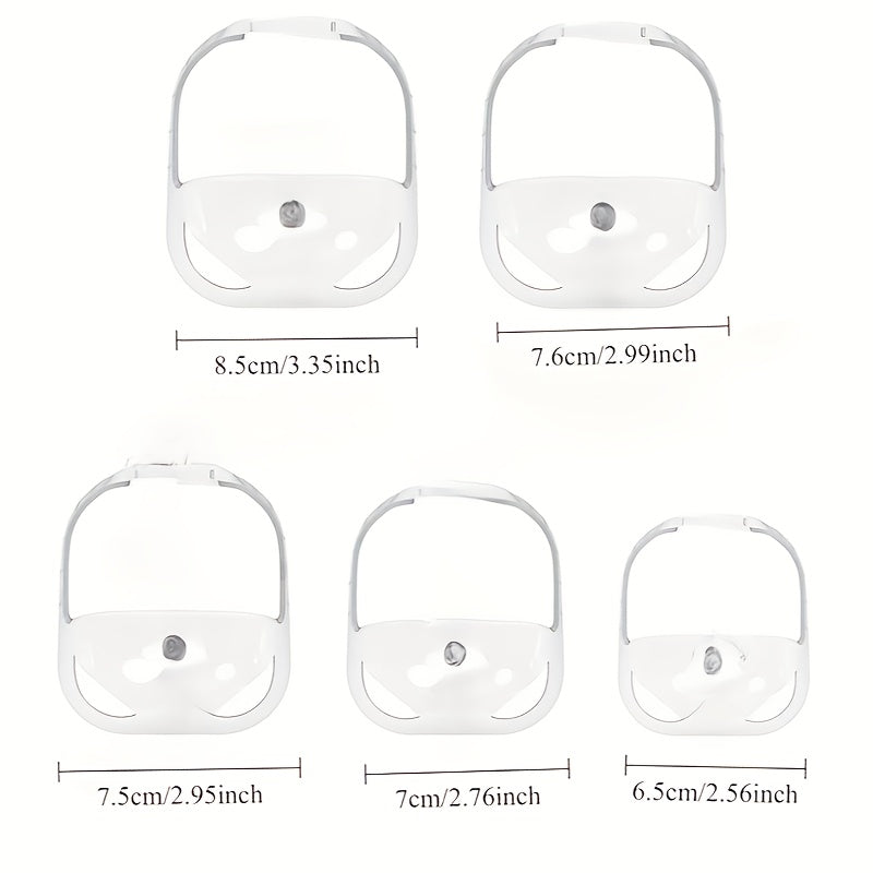 Men's Beard Styling Templates 5-Pack Mustache Goatee Shaper Shaving Tool