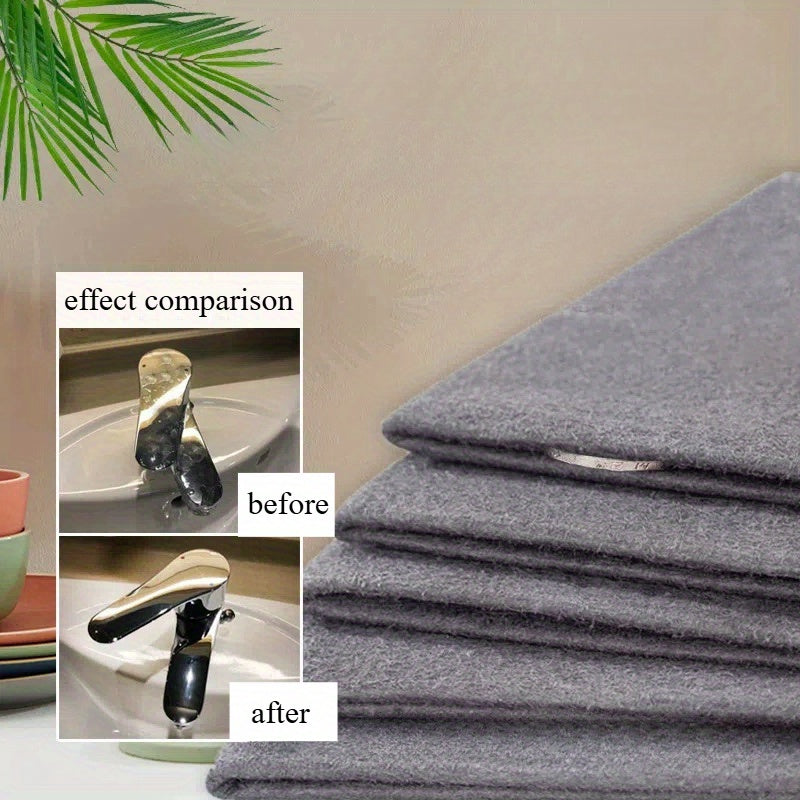 5 ta mikrotoʻqima shisha tozalash matosi toʻqimasiz, izsiz va tolasiz tozalash uchun toʻplam