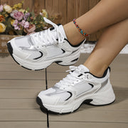 Men's Breathable Lightweight Casual Sneakers with Thick Soles for Height Increase