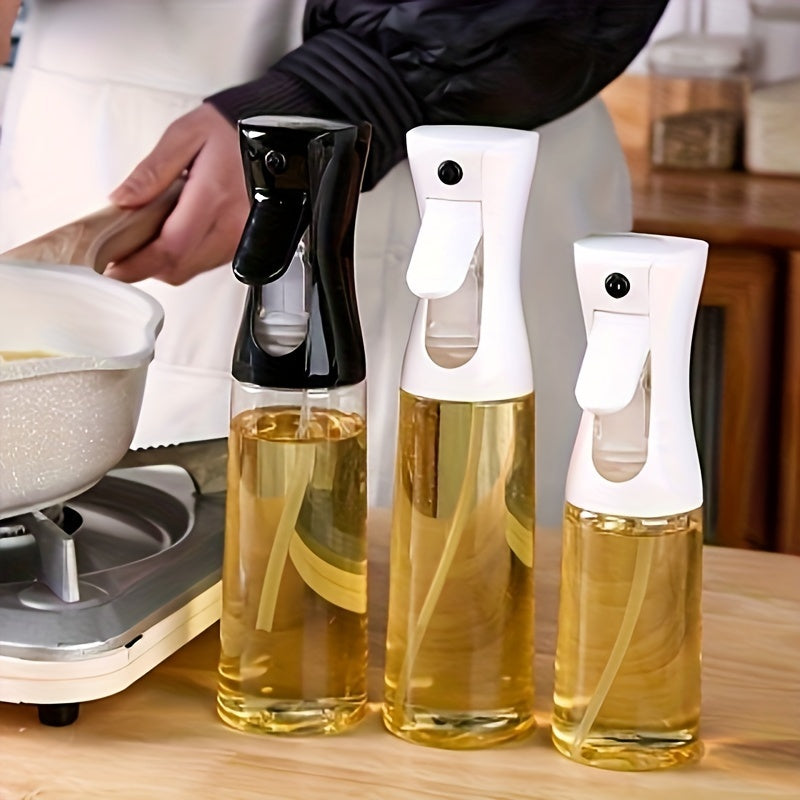 Multi-Function Kitchen Oil Sprayer Refillable Leak-Proof Black Dispenser for Olive Oil Cooking