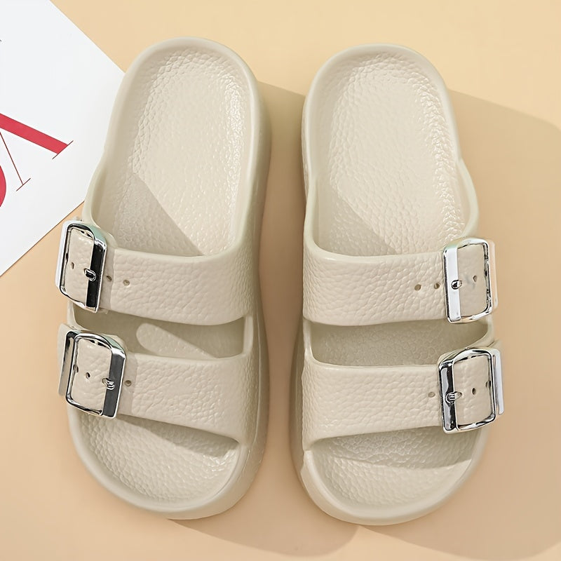 Туфли на пляжную обувь EVA с толстой подошвой для женщин, платформенные, без застежки, с открытым носком, противоскользящие, износостойкие