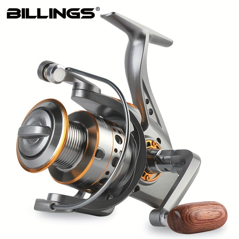 Spinning Fishing Reel CNC Metal Spool Saltwater Freshwater 5.2:1 Gear Ratio