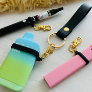 Unisex PU Leather Vape Holder Wristlet Pen Strap for Large and Small Devices
