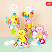 Baby Toys for 0-1 Year Olds Car Seat Mirror Rattle Teether Stroller Pendant