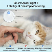 Cat Odor Purifier for Litter Boxes Smart Device with 24-Hour Monitoring Pet-Friendly Sensor Light