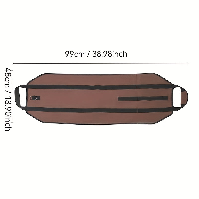 Large Capacity Outdoor Firewood Carrier Bag Water-Resistant Log Tote for Camping Fireplace