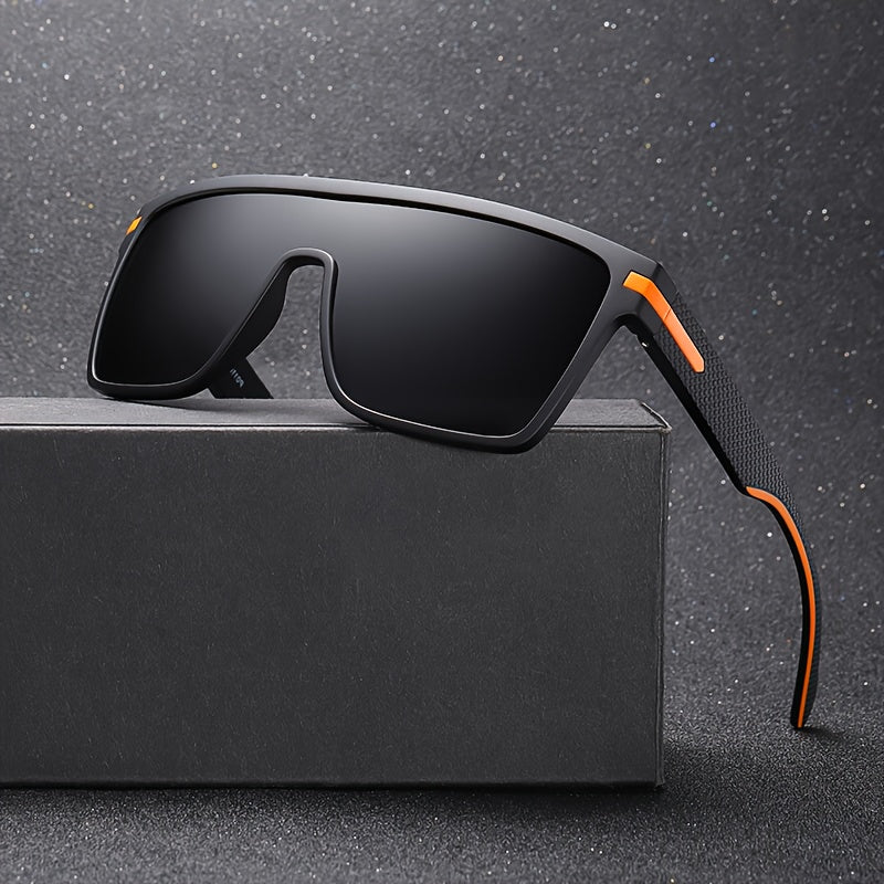 Men's Large Frame Retro Polarized Sunglasses for Fashion and Gift