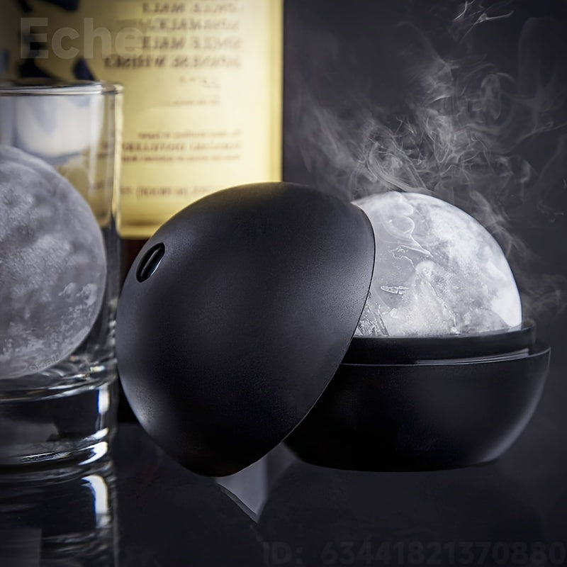 Circular Ice Cube Mold for Beverages, 2.5-Inch Ice Hockey, Food Grade Silicone