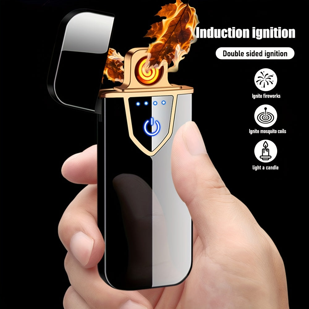 Outdoor Reusable USB Rechargeable Arc Lighter Windproof Igniter