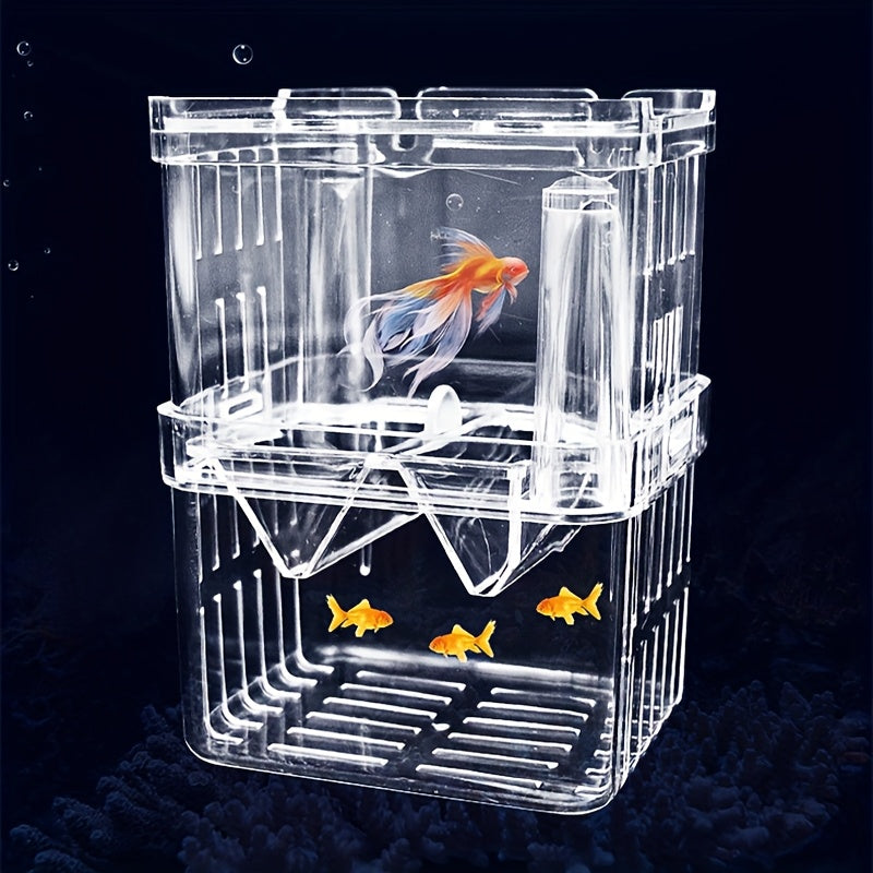 Acrylic Fish Tank Breeding Box Incubator Isolation Tank for Fish Breeding and Incubation
