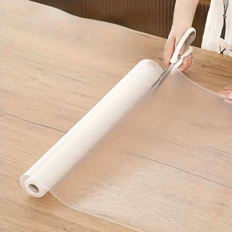 1 Roll EVA Non-Slip Drawer Liner Waterproof Oil-Proof Moisture-Proof Kitchen Cabinet Bathroom