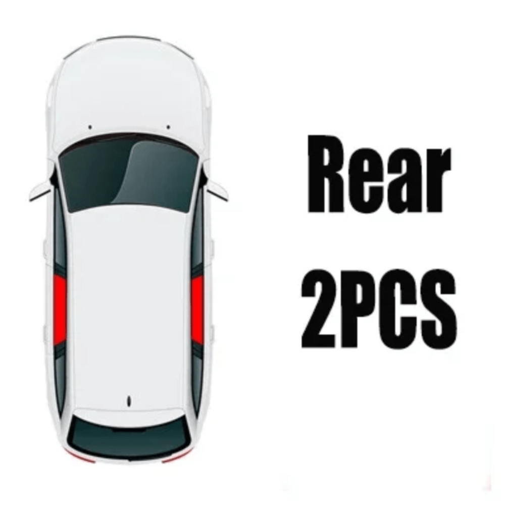 Cortina de malla para la ventana trasera del coche, marco de malla para SUV 2022-2025, 2 piezas