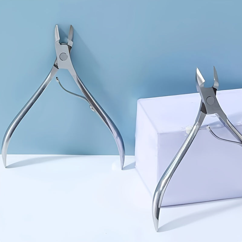 Unisex Stainless Steel Cuticle Nipper Dead Skin Remover Manicure Tool