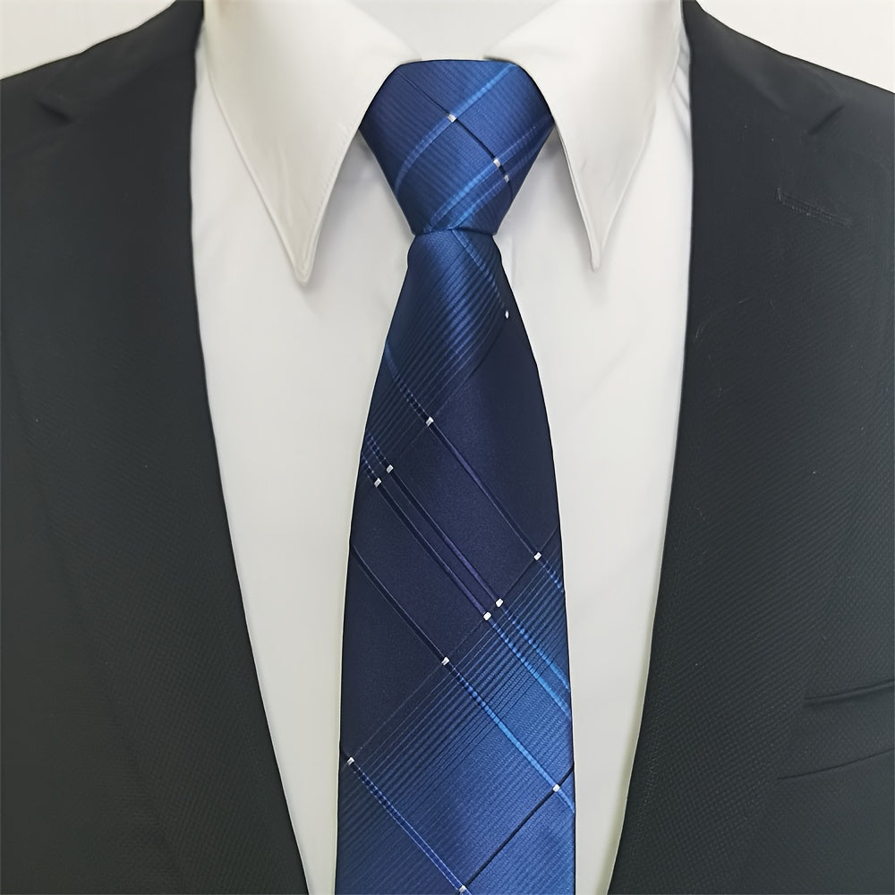 Men's Wedding Tie Zipper Design Business Formal Accessory