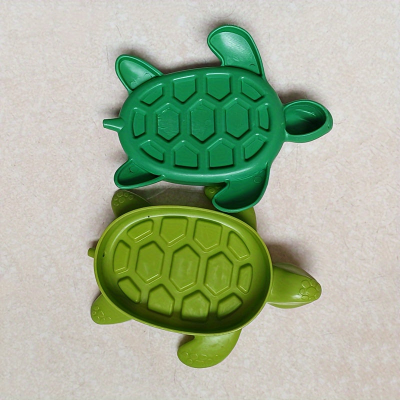 Turtle-Shaped Soap Dish Plastic Drainage Bathroom Accessory