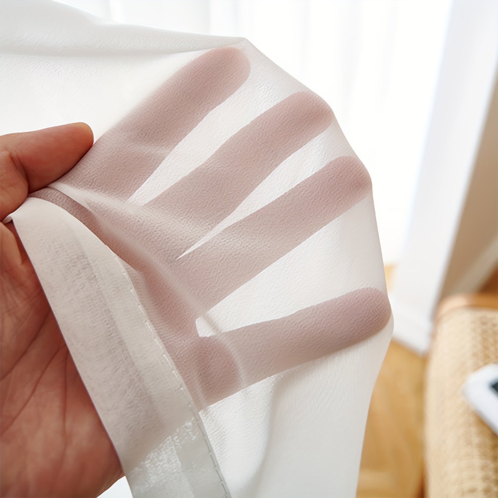 Par de cortinas de cerezo en flor con bolsillo para barra, diseño de pétalos caídos para decoración del hogar