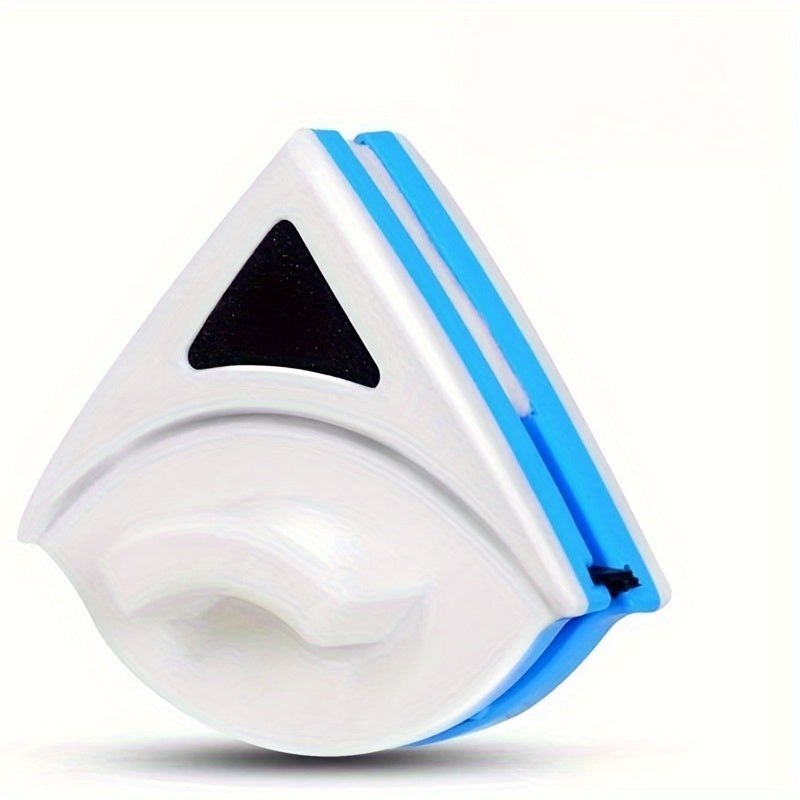 Ikki Tomonlama Magnit Uchburchak Deraza Tozalagich - Kuchli Magnit Kuch, Kengaytirilgan Gubka, Ichki Suv Saqlash, Anti-Qisish Himoyasi, Elektrsiz Tozalash Vositasi, Baland Bino Qirqish, Oddiy Silliqlash, Mustahkam Plastik Qurilish