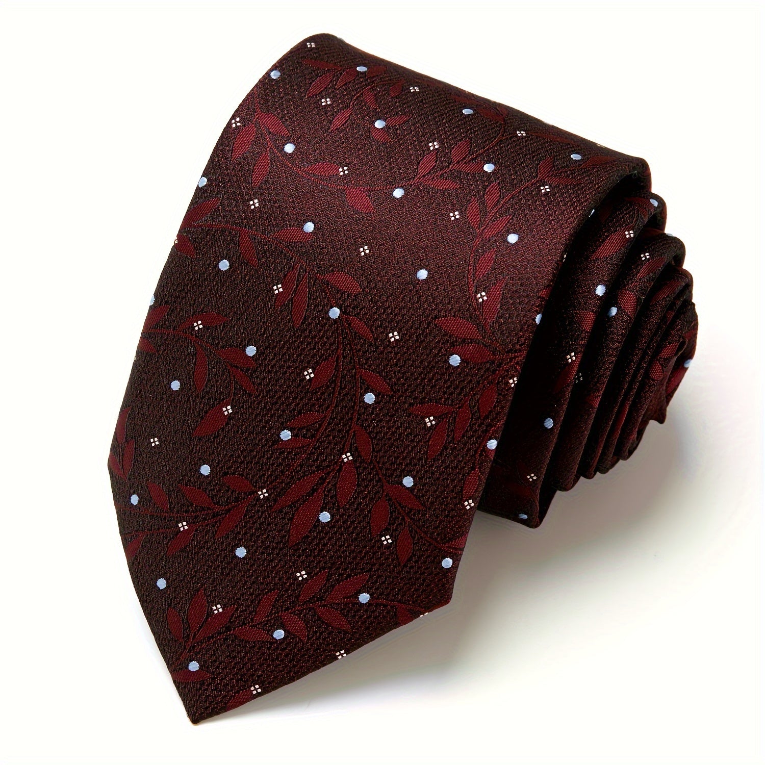 Men's Paisley Floral Necktie for Wedding and Office Wear